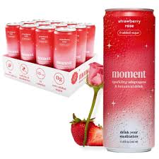 Moment Botanical Water: Strawberry Rose