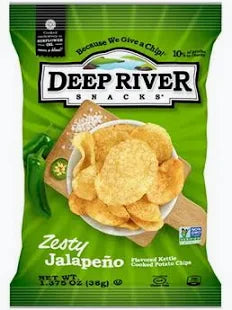 Deep River Potato Chips: Zesty Jalapeno