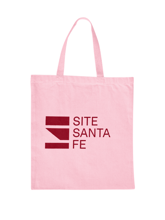 Tote, SITE, pink with red