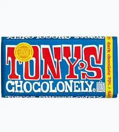 Tony's Chocolonely Bar LG: Dark Choc 70%
